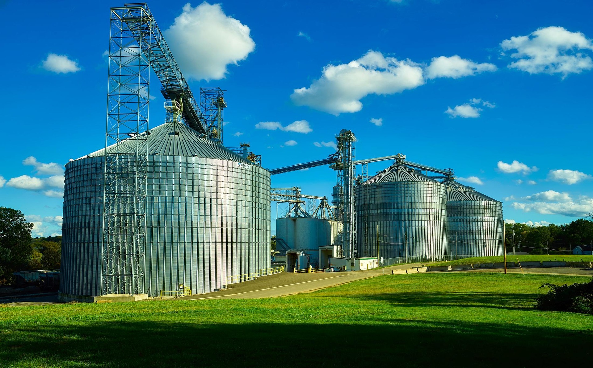 Grain Elevators in New Hamburg, Ontario