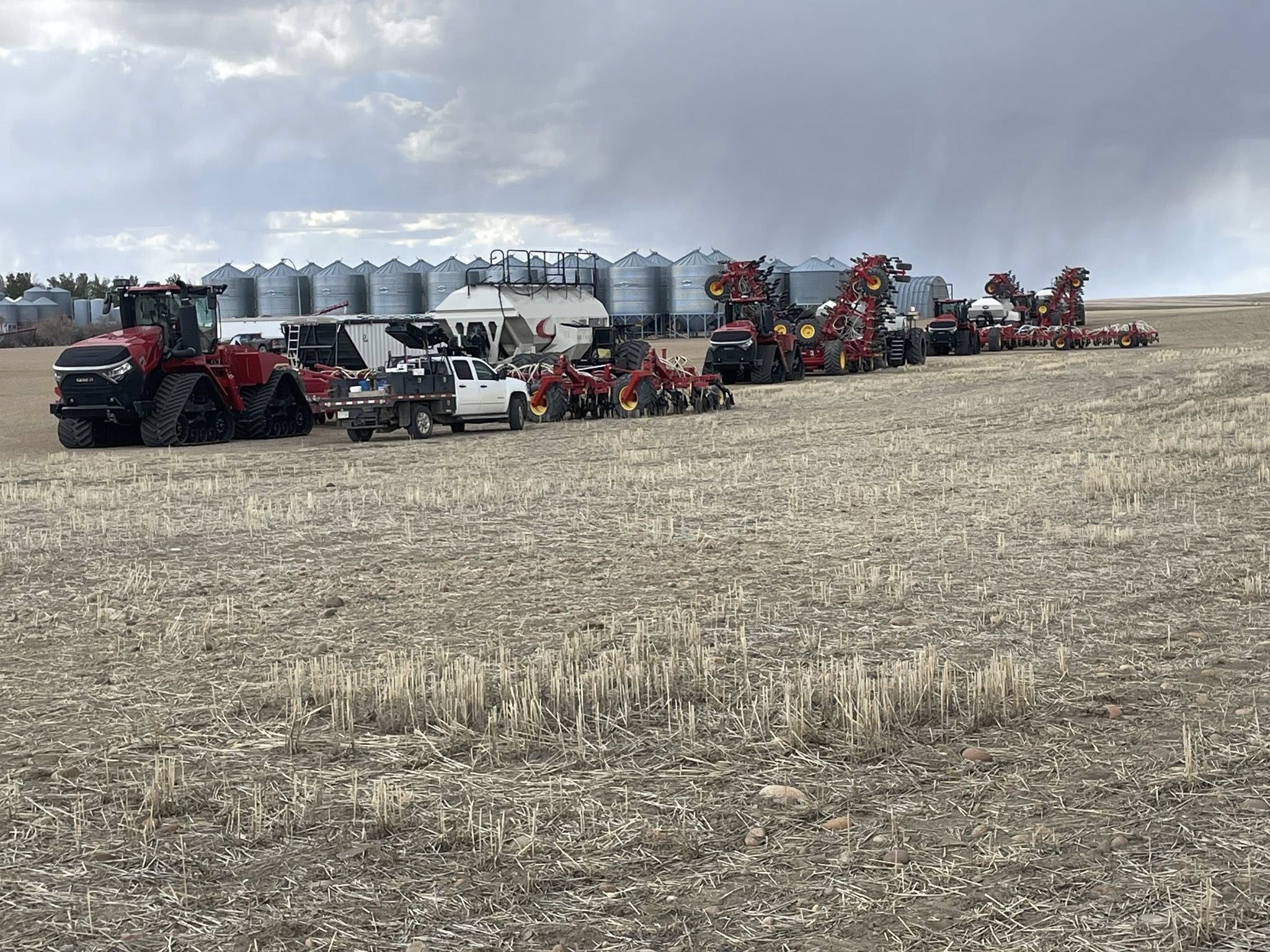 Gagnon Custom Harvesting in St Pierre-Jolys, Manitoba.